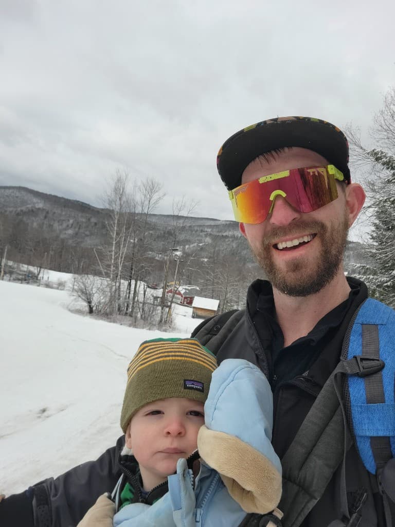 Ben, a ski dad in Vermont